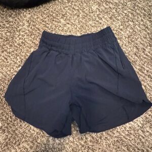 Lululemon track that 5” Navy Women's Athletic Shorts